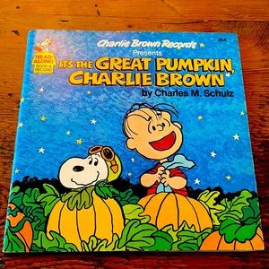 Charlie Brown Records It’s the Great Pumpkin Charlie Brown Book and Record @1978